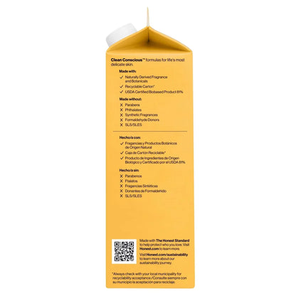 The Honest Company Refresh Shampoo + Body Wash Refill - Citrus Vanilla - 32 fl oz: Basic Cleansing, All Hair Types, Daily Use