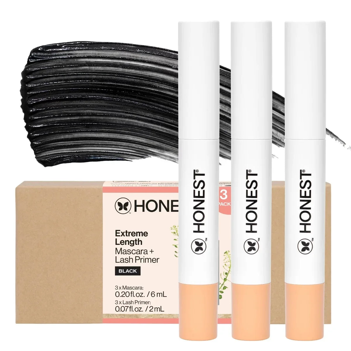 Honest Beauty Extreme Length 2-in-1 Mascara and Lash Primer with Jojoba Esters