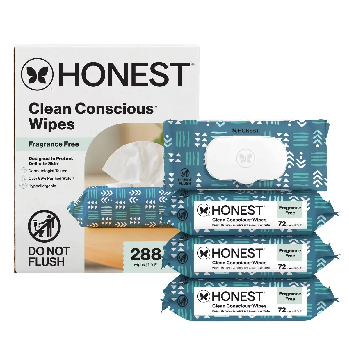 The Honest Company Sensitive Clean Conscious Wipes