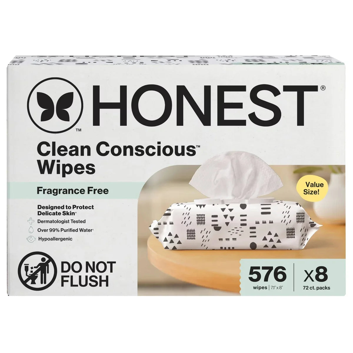 The Honest Company Sensitive Clean Conscious Wipes
